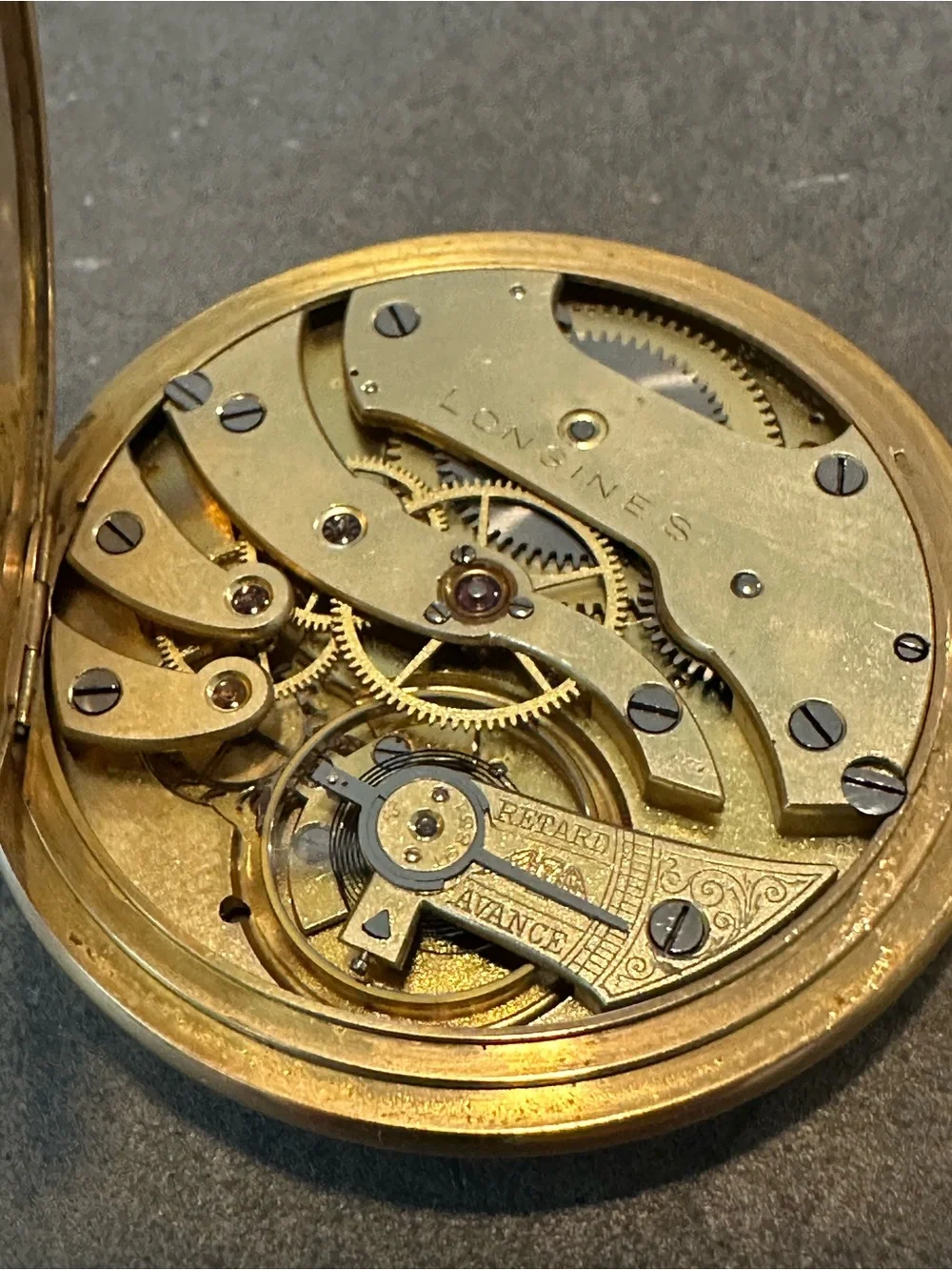 Longines 18k Gold Grand Prix Paris 1900’s Pocket Watch